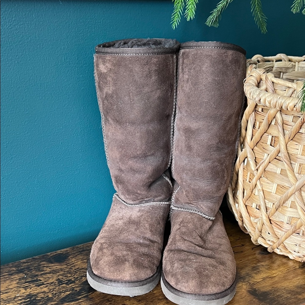 UGG Chocolate Shearling Boots